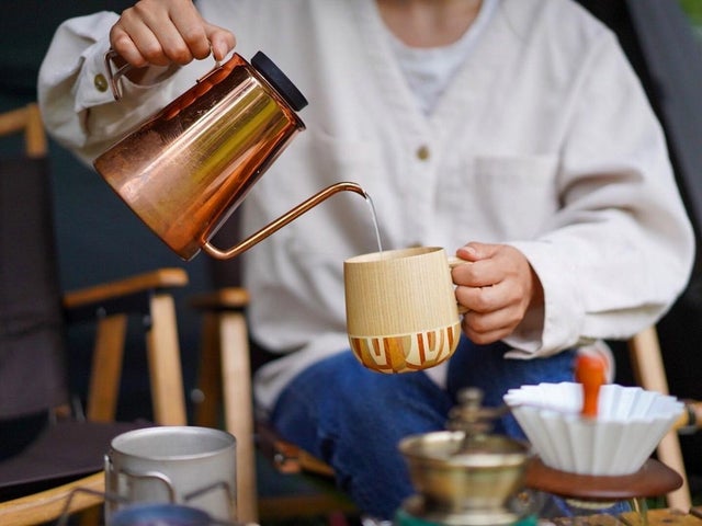 キャンプシーンでのDongry Mug