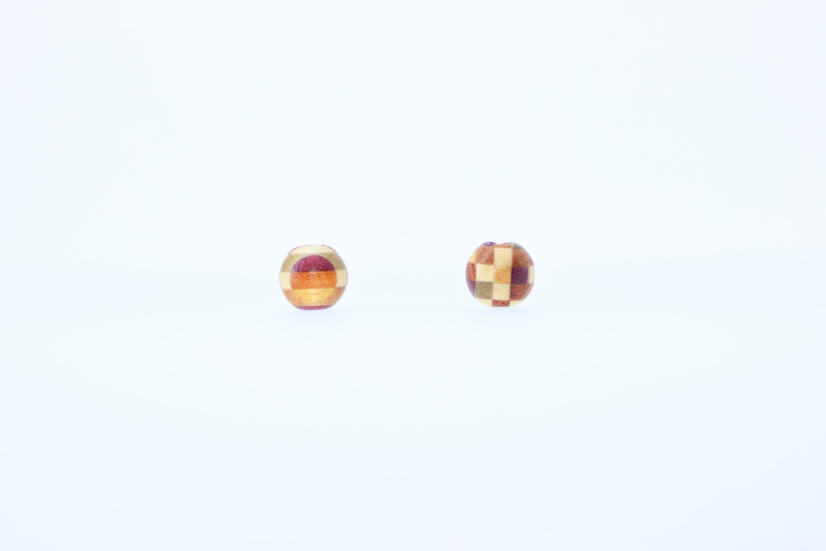 寄木ビーズ＆ストラップ